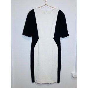 Aquilano Rimondi Sheath Dress Black White Size EU 44